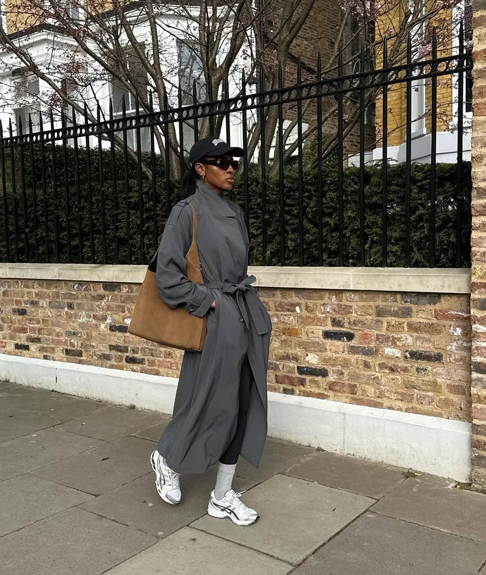 7 tênis esportivos que vão dominar o street style de 2026 — Foto: Reprodução/Instagram @georgia_3.0