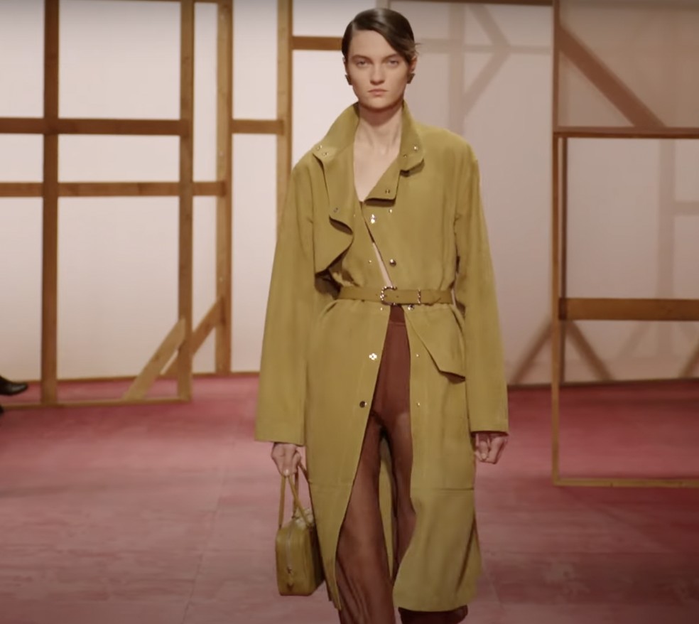 Hermès na Paris Fashion Week — Foto: Reprodução/ Hèrmes