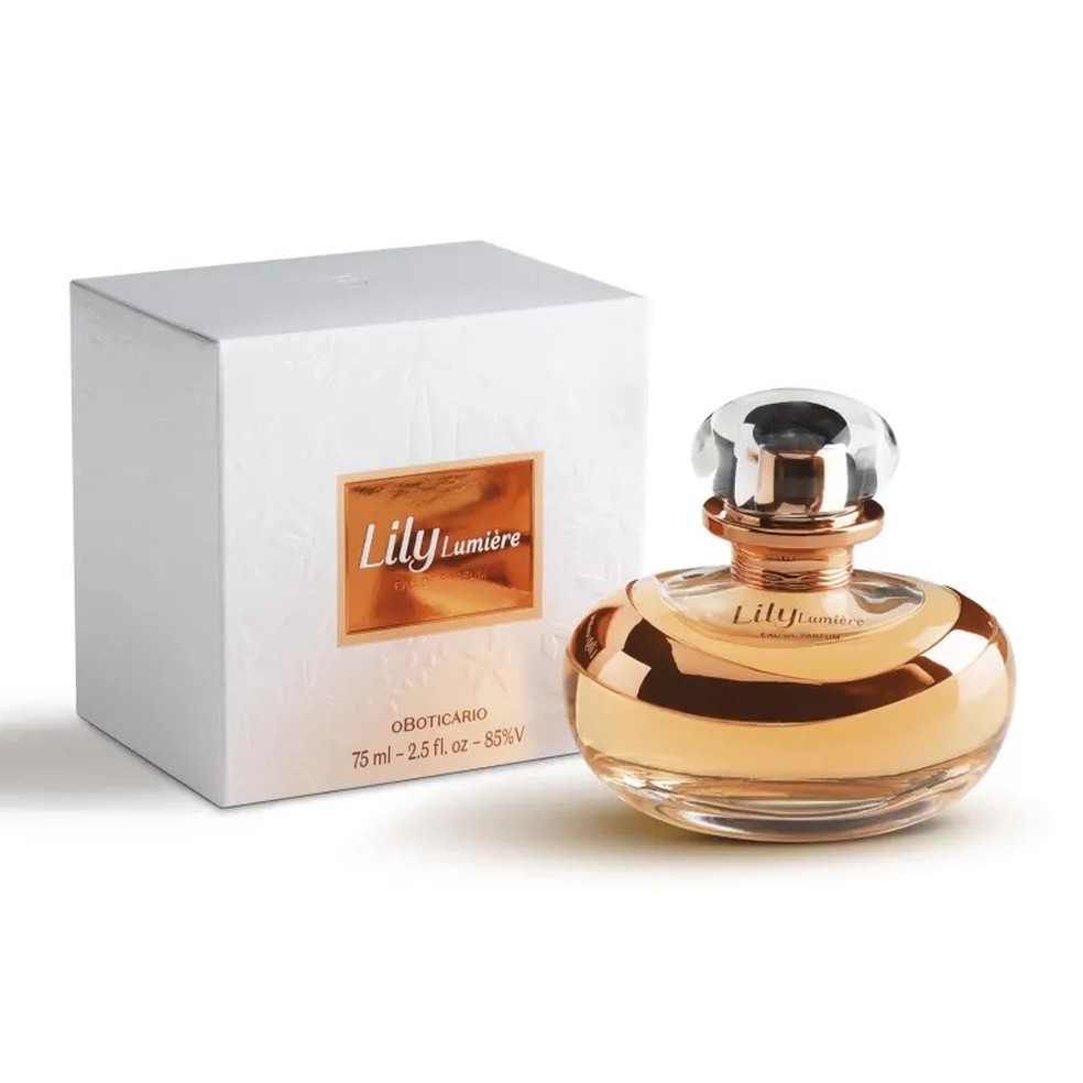 Floral leve e radiante, com toques de pêra e gardênia,  Lily Lumière é perfeito para a versatilidade e alegria dos geminianos — Foto: Reprodução/O Boticário