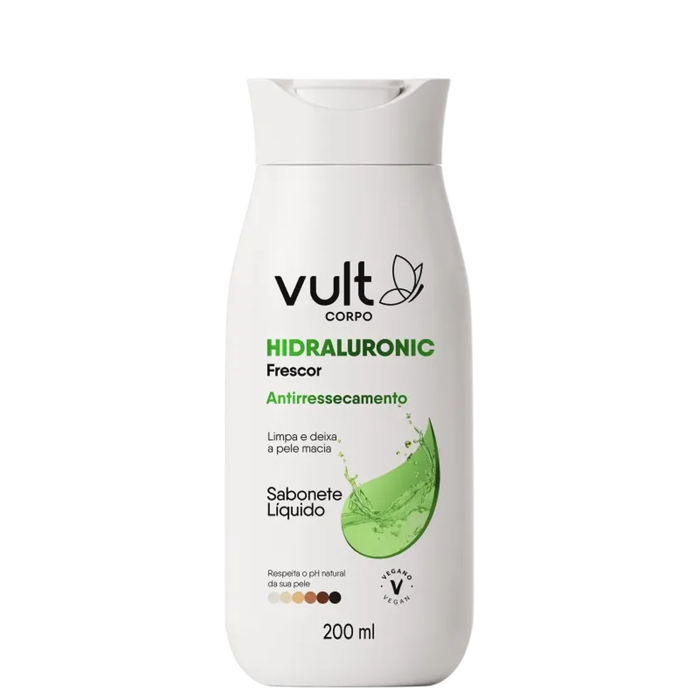 Sabonete Líquido Antiressecamento Corpo, de Vult, R$ 15,99 — Foto: Divulgação