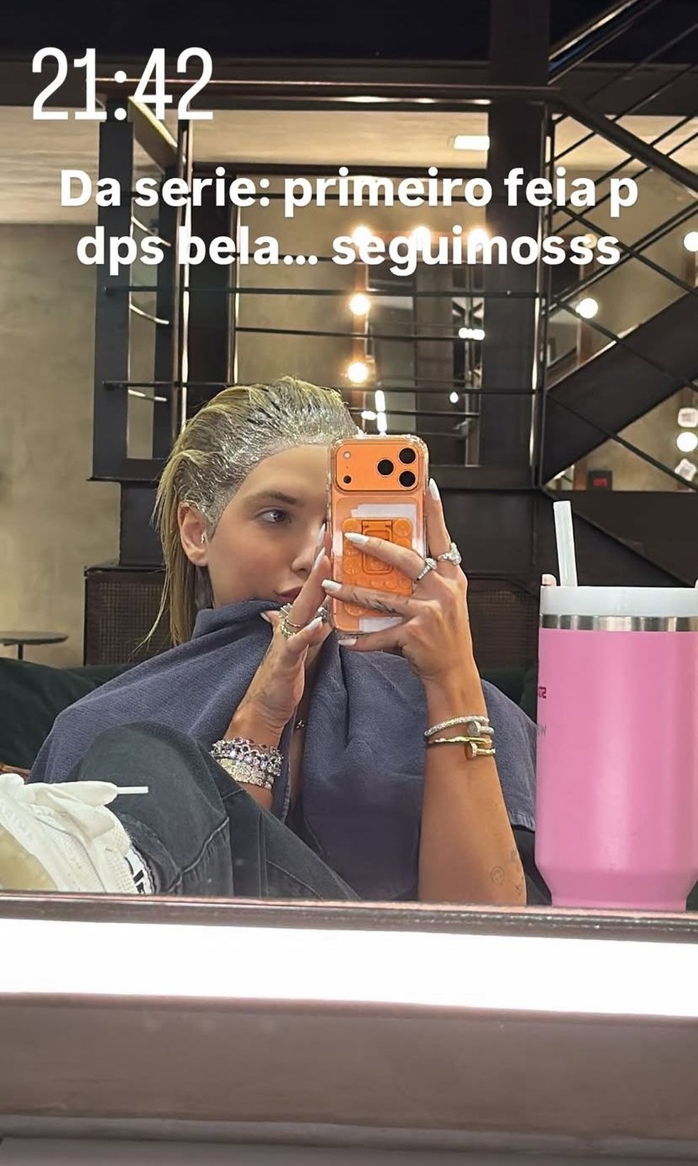 Virginia anuncia mudança no visual e brinca: 'Primeiro feia, depois bela'