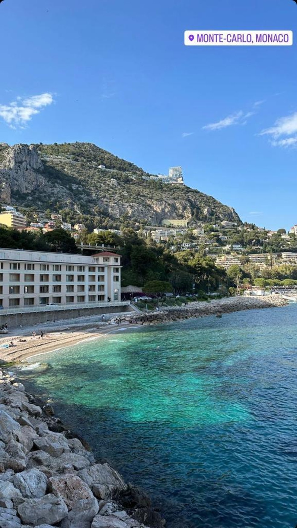 Bruna Biancardi em Monaco — Foto: Reprodução/Instagram