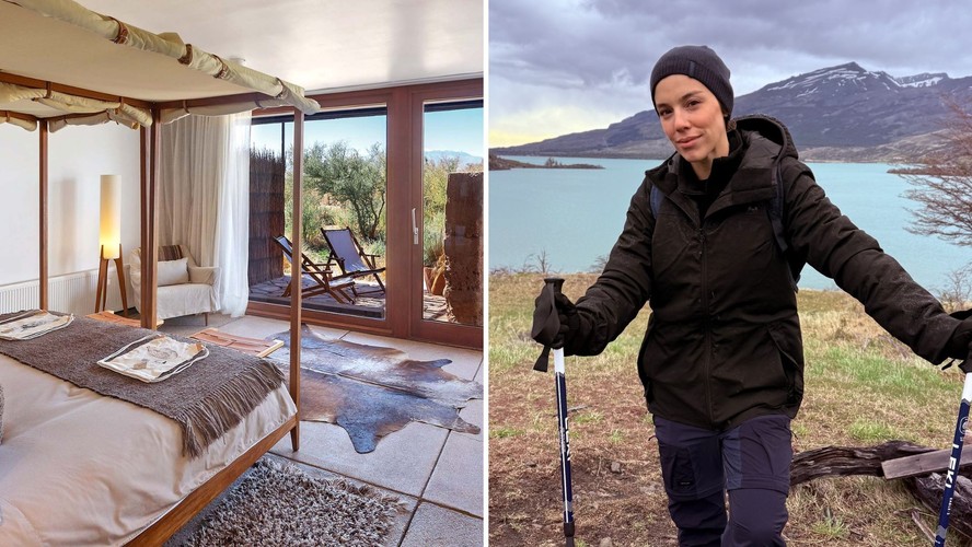 Alice Wegmann se hospeda em hotel de luxo no deserto do Atacama