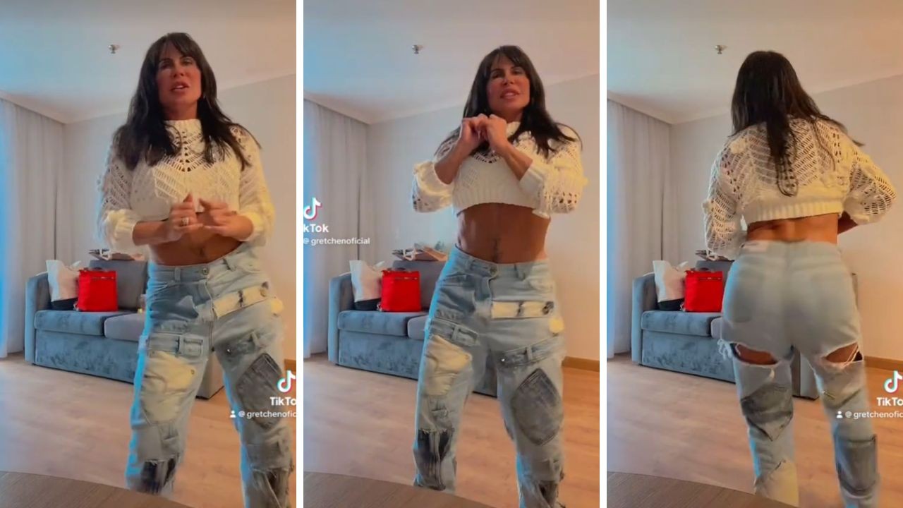 Gretchen começa o dia dançando e aproveita para mandar recado para os ...
