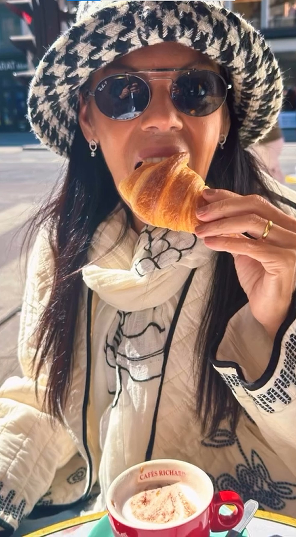 Mocita Fagundes celebra lua de mel com Tarcísio Filho em Paris e abre álbum da viagem — Foto: Reprodução/Instagram