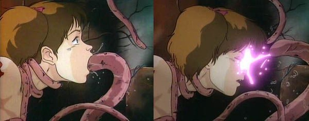 Cenas do hentai A Lenda do Demônio (1986), de Toshio Maeda — Foto: Divulgação