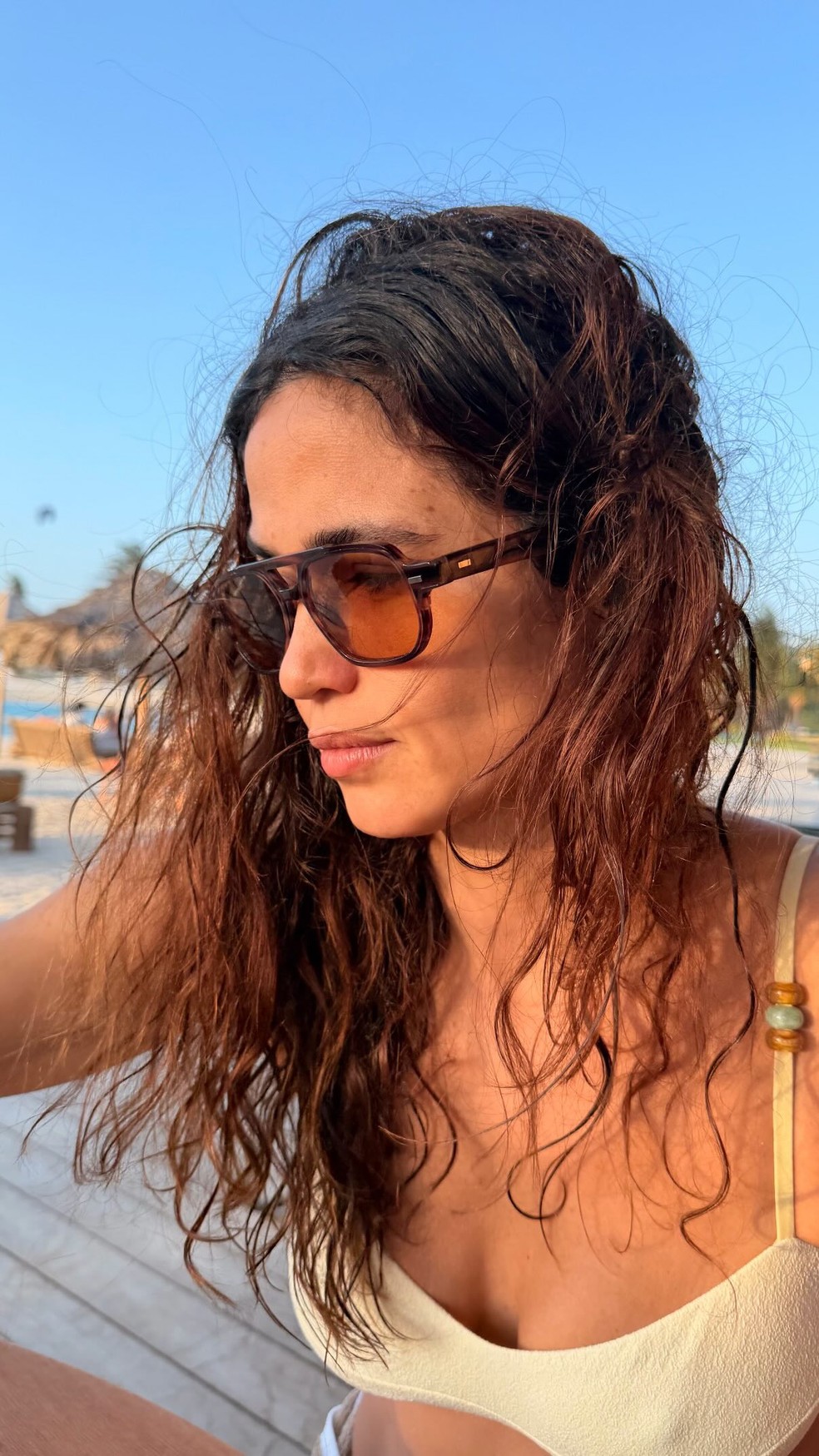 Nanda Costa atualiza o bronzeado — Foto: Reprodução/ Instagram @nandacosta