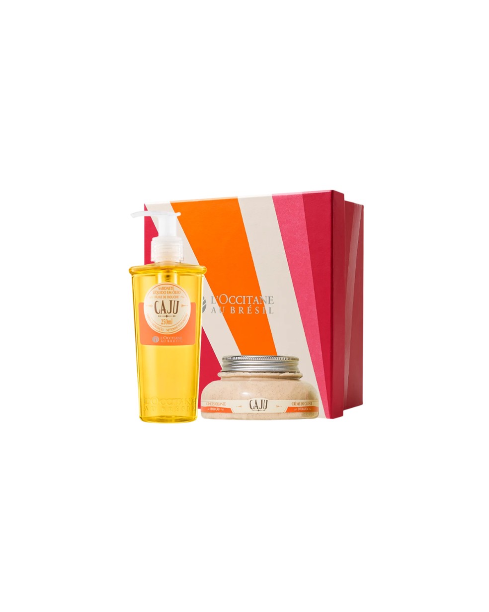 Rotina Esfoliação e Banho Caju, L‘Occitane Au Brésil, R$ 264,80 — Foto: Divulgação