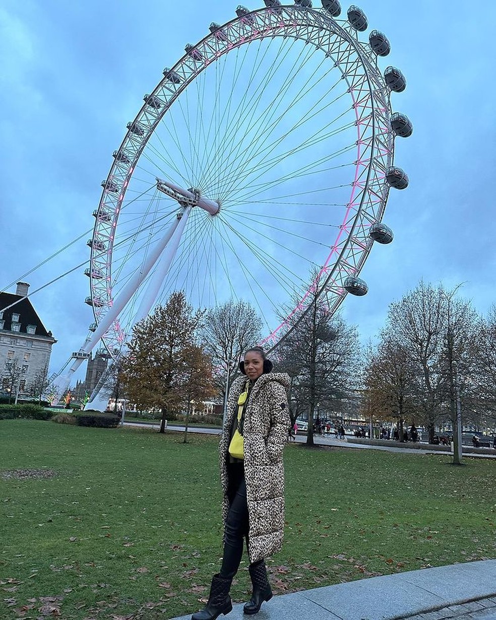 Após voltar do Catar, Belle Silva enfrenta frio de Londres e mostra realidade — Foto: Reprodução / Instagram