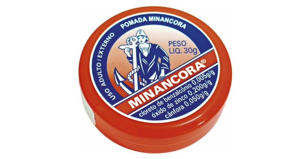 A pomada Minancora é um medicamento antisséptico e cicatrizante, que tem como finalidade a prevenção e o tratamento das doenças da pele — Foto: Reprodução/Amazon