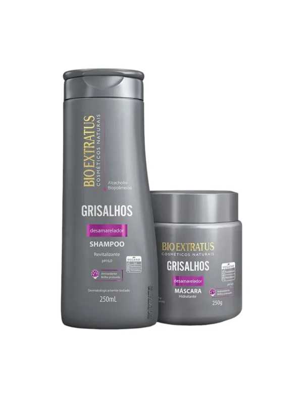 Kit Bio Extratus Grisalhos Shampoo e Máscara
