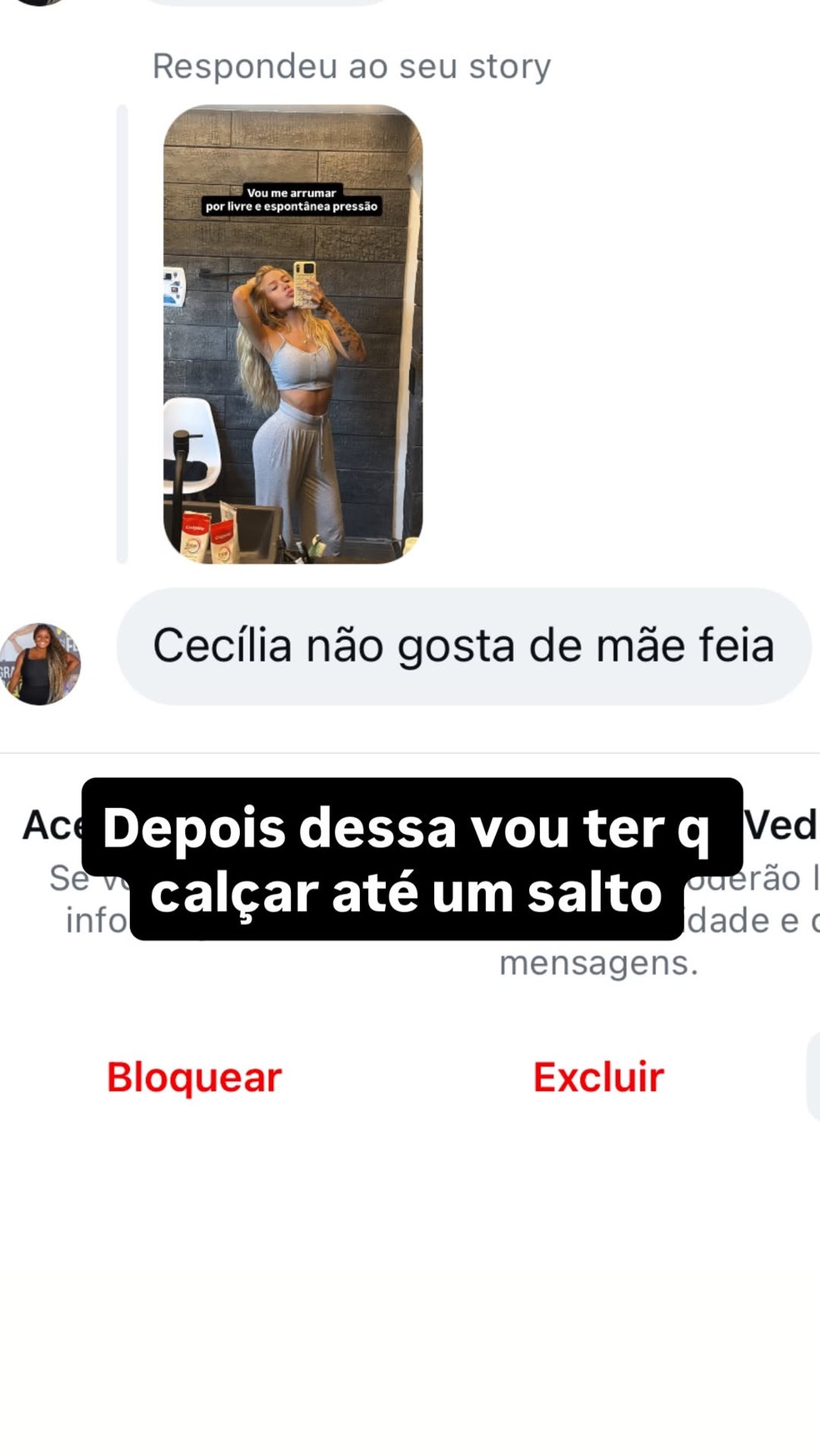 Após dias com Éder Militão, Cecília retorna para a casa da mãe, Karoline Lima, que comemora: 'Meu bebê' — Foto: Reprodução/Instagram