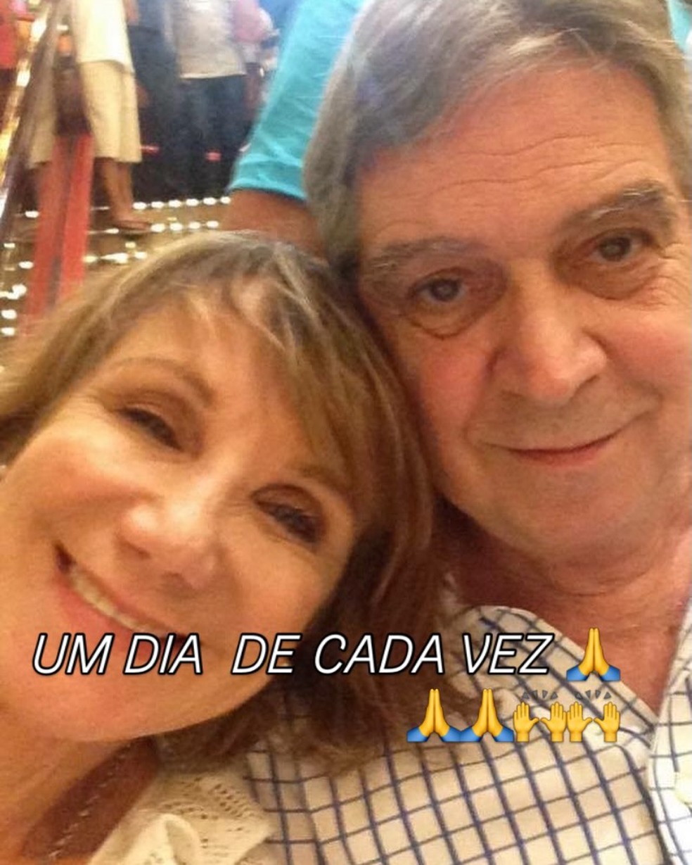 Atriz casada com Guto Graça Mello desabafou antes da morte do músico: 'Sonhando com sua volta' — Foto: Reprodução/ Instagram