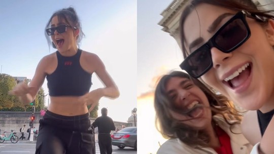Jade Picon leva susto de amiga em Paris: 'Achei que tava sendo roubada'
