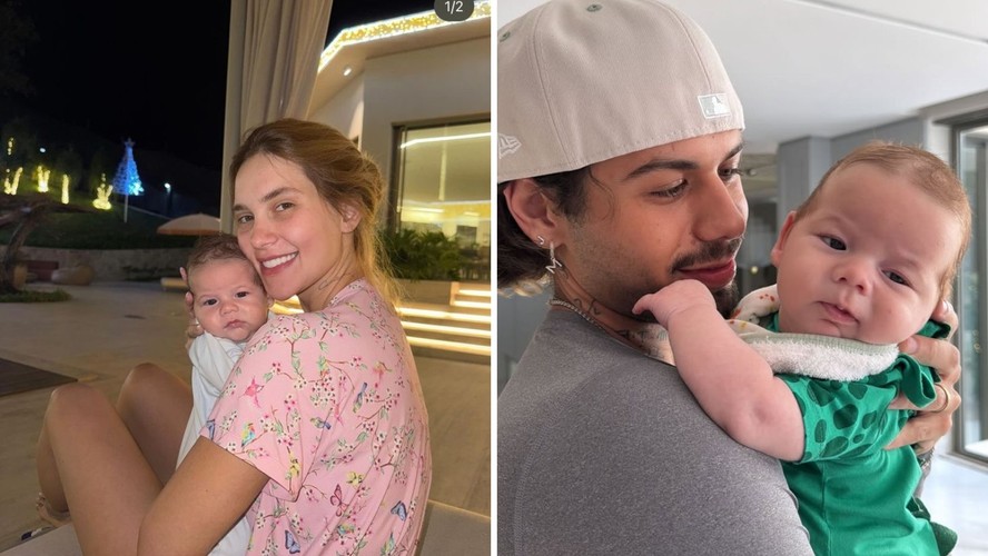 Virginia posta foto de Zé Felipe com filho e semelhança impressiona: 'Meus  Josés'