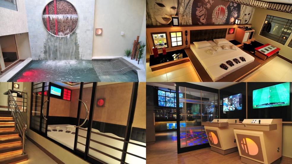 Suite Nagoya, no Harmony Motel, permite aluguel para festas — Foto: Divulgação
