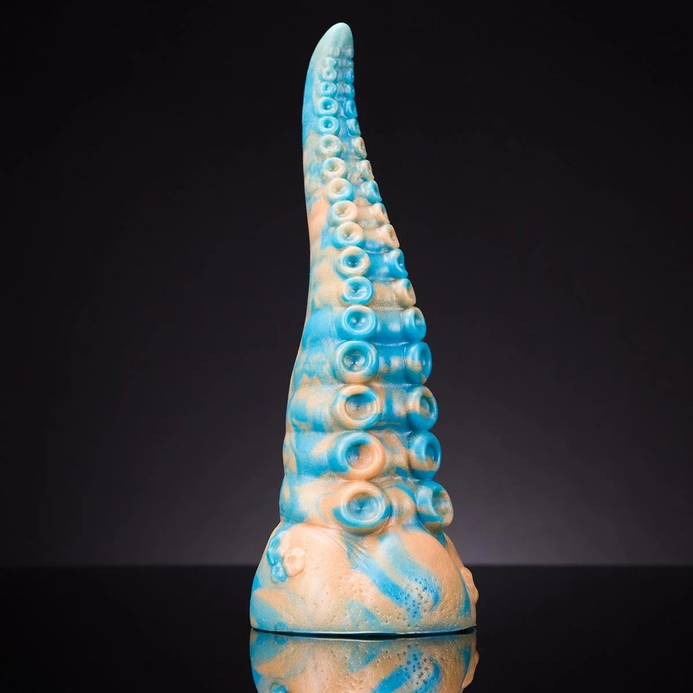 Dildo Ika the Tentacle em formato de tentáculo, de Bad Dragon (US$ 70 / R$ 406,87 na cotação atual) — Foto: Divulgação
