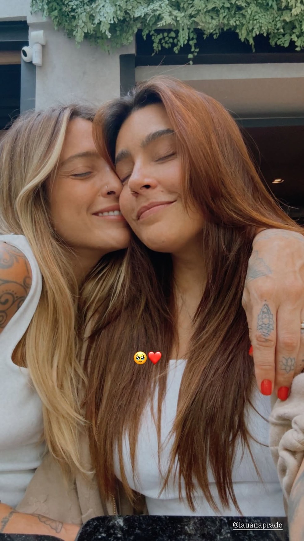 Lauana Prado e Tati Dias reataram — Foto: Reprodução/Instagram