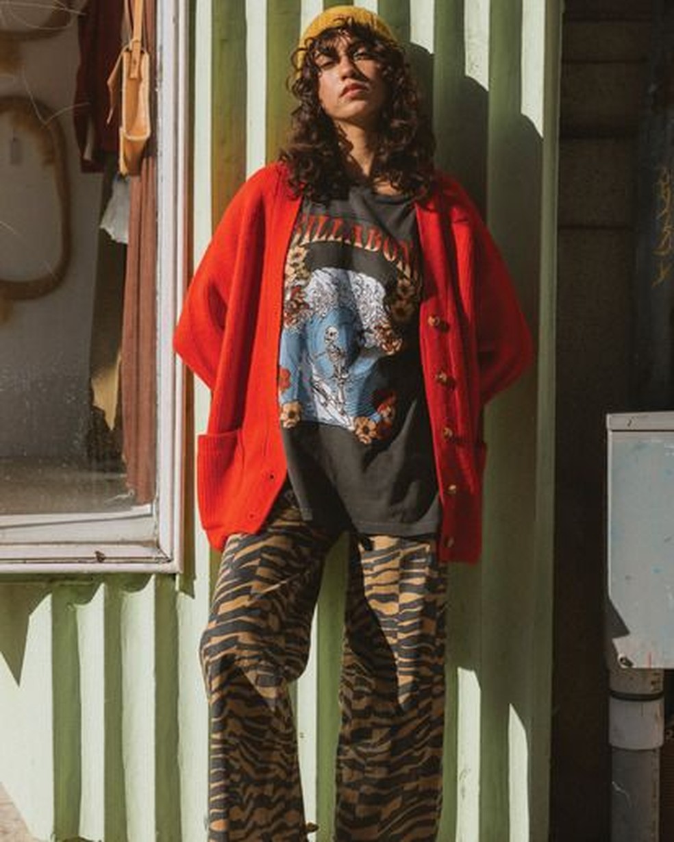 Crie um look para show a noite com peças inspiradas no animal print. — Foto: Reprodução/Pinterest @billabongwomenseurope