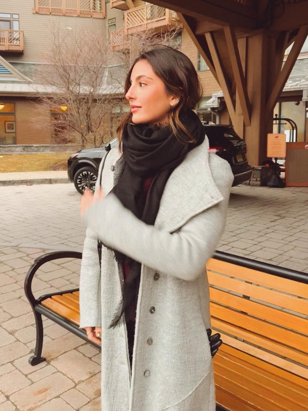 Luisa Gabus Mendes posa em viagem com a mãe — Foto: Reprodução/ Instagram