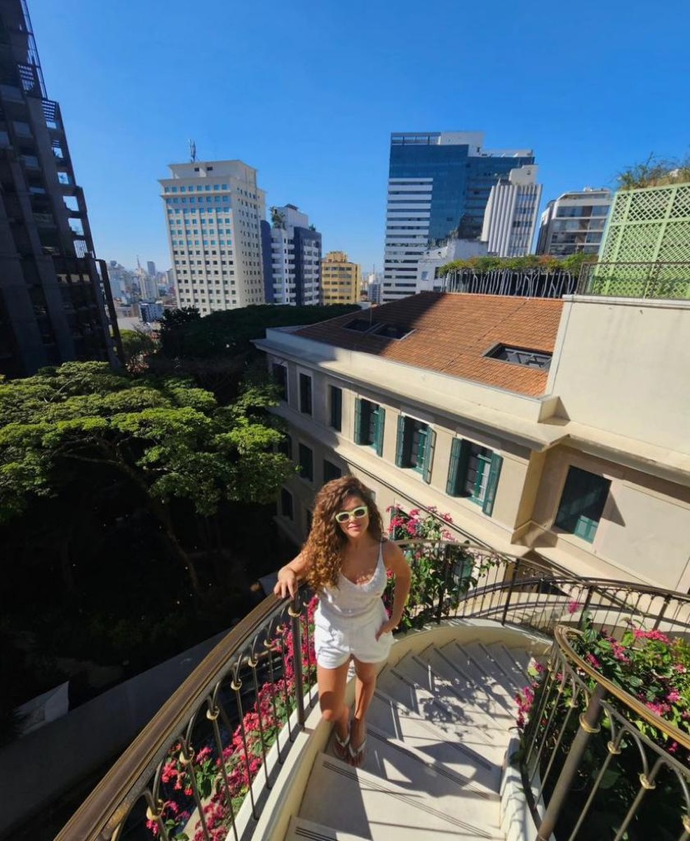 Maisa abre álbum de fotos em São Paulo — Foto: Reprodução/Instagram
