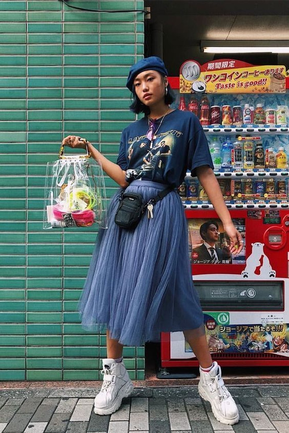 Aposte em saia de tulê para dar ao seu visual de show um ar ainda mais especial. — Foto: Reprodução/Pinterest @ohmaigaadmx