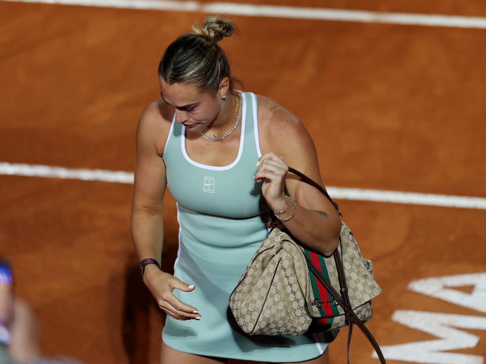 Aryna Sabalenka no Rome Open 2026 — Foto: Getty Images