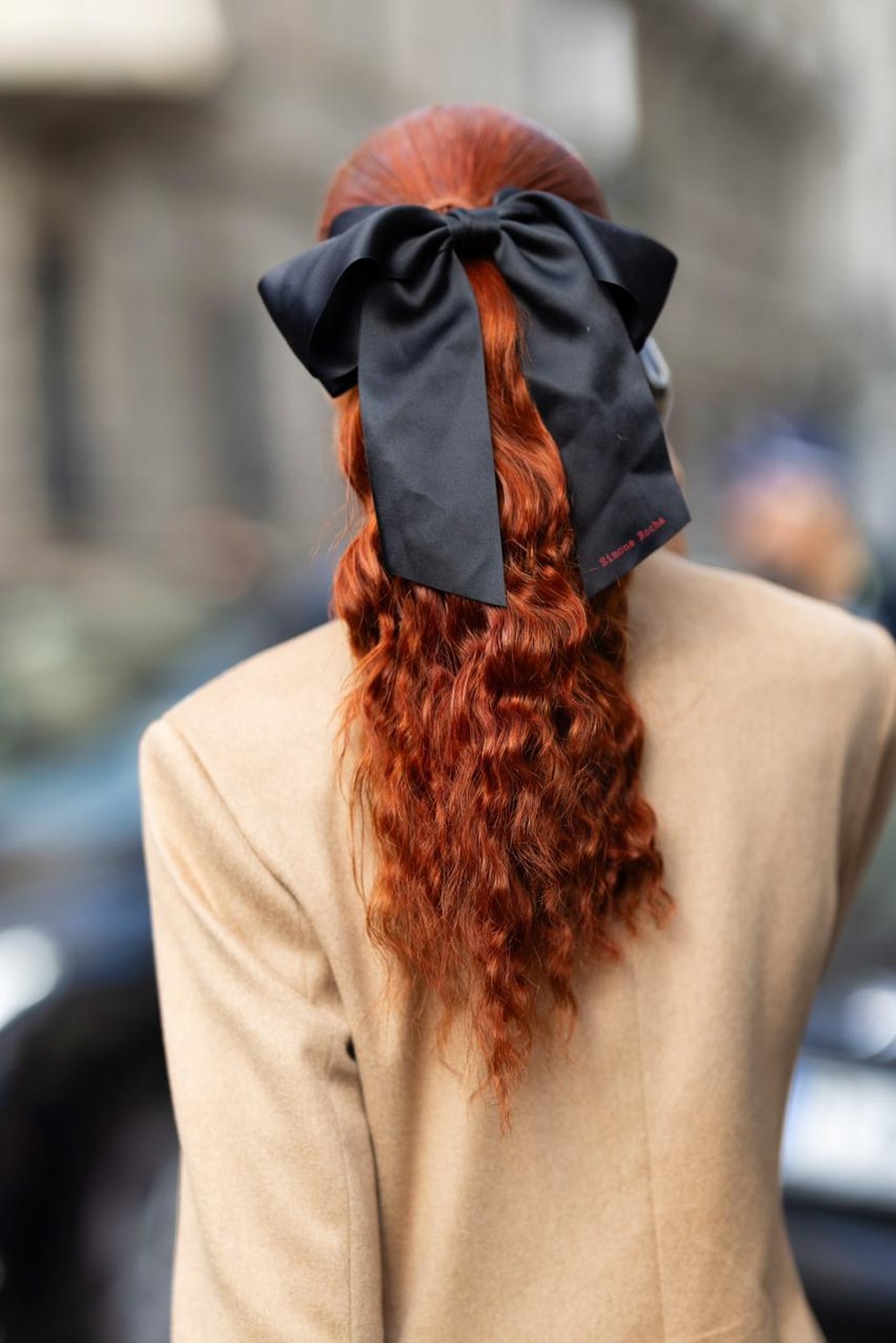 Laços também foram destaque na semana de moda de Milão — Foto: Getty Images