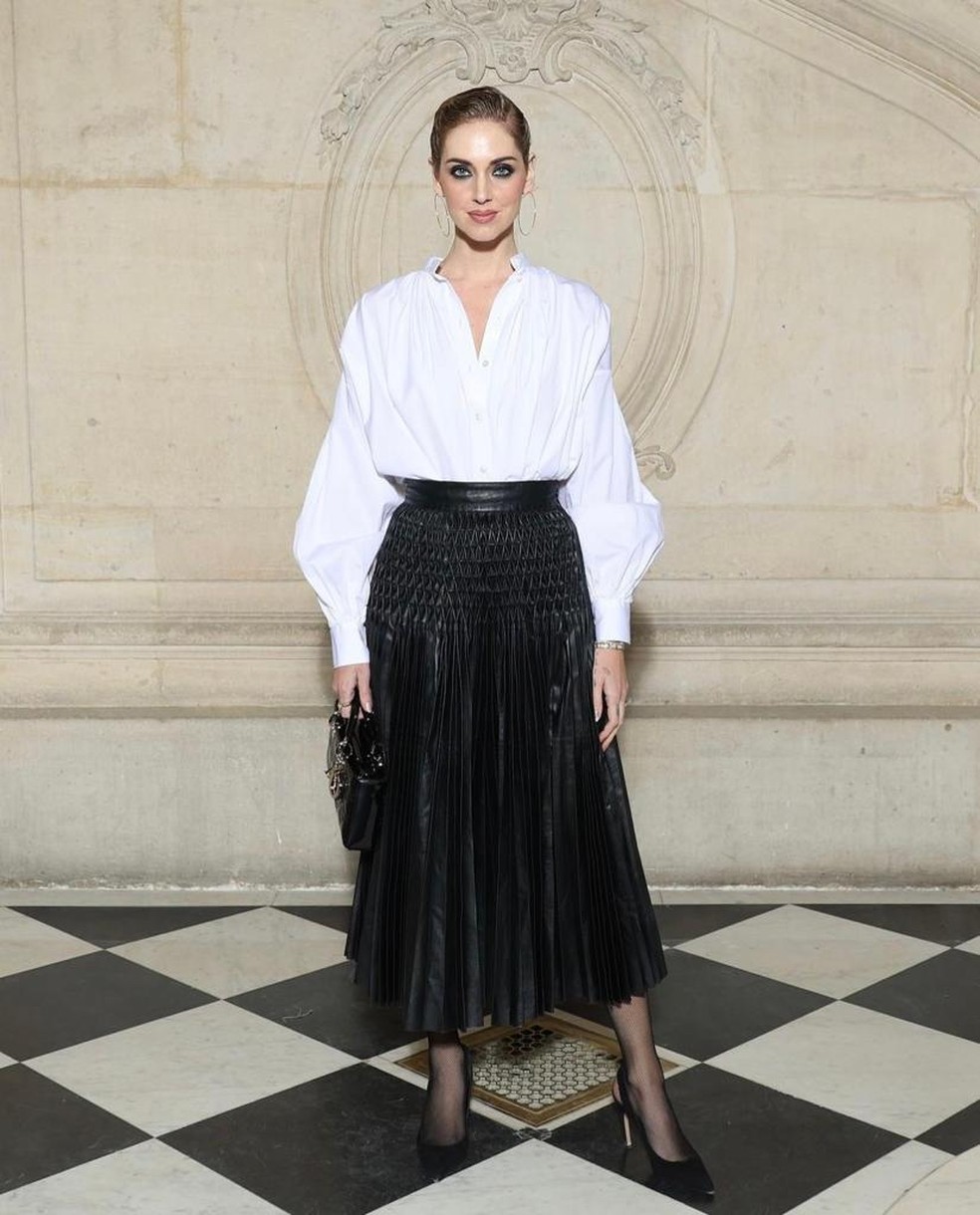 Chiara Ferragni de Dior — Foto: Reprodução/Instagram
