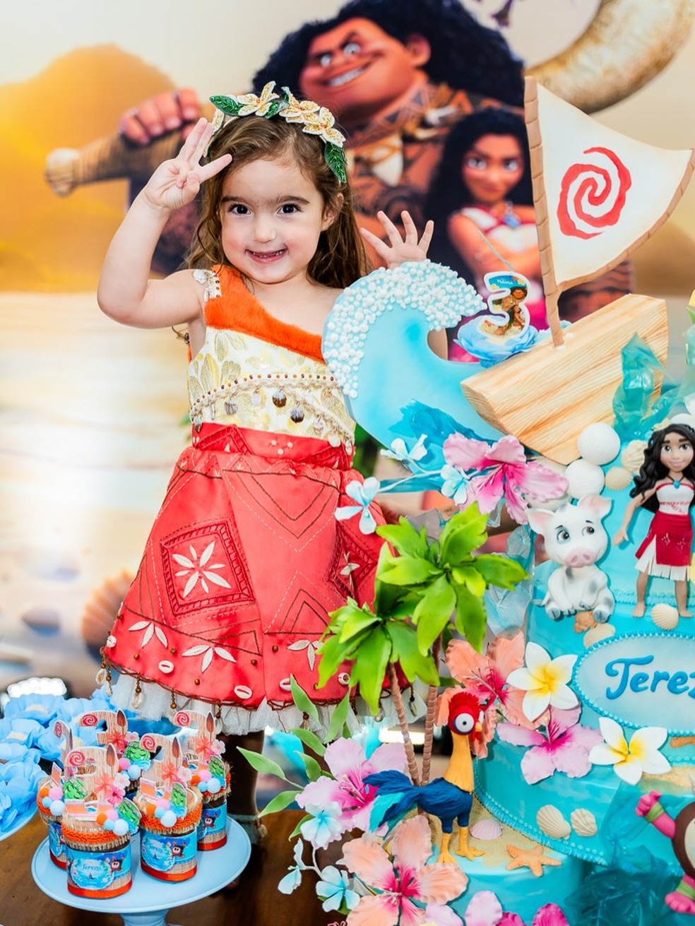 Thaila Ayala mostra superfesta de aniversário da filha — Foto: Reprodução/ Instagram