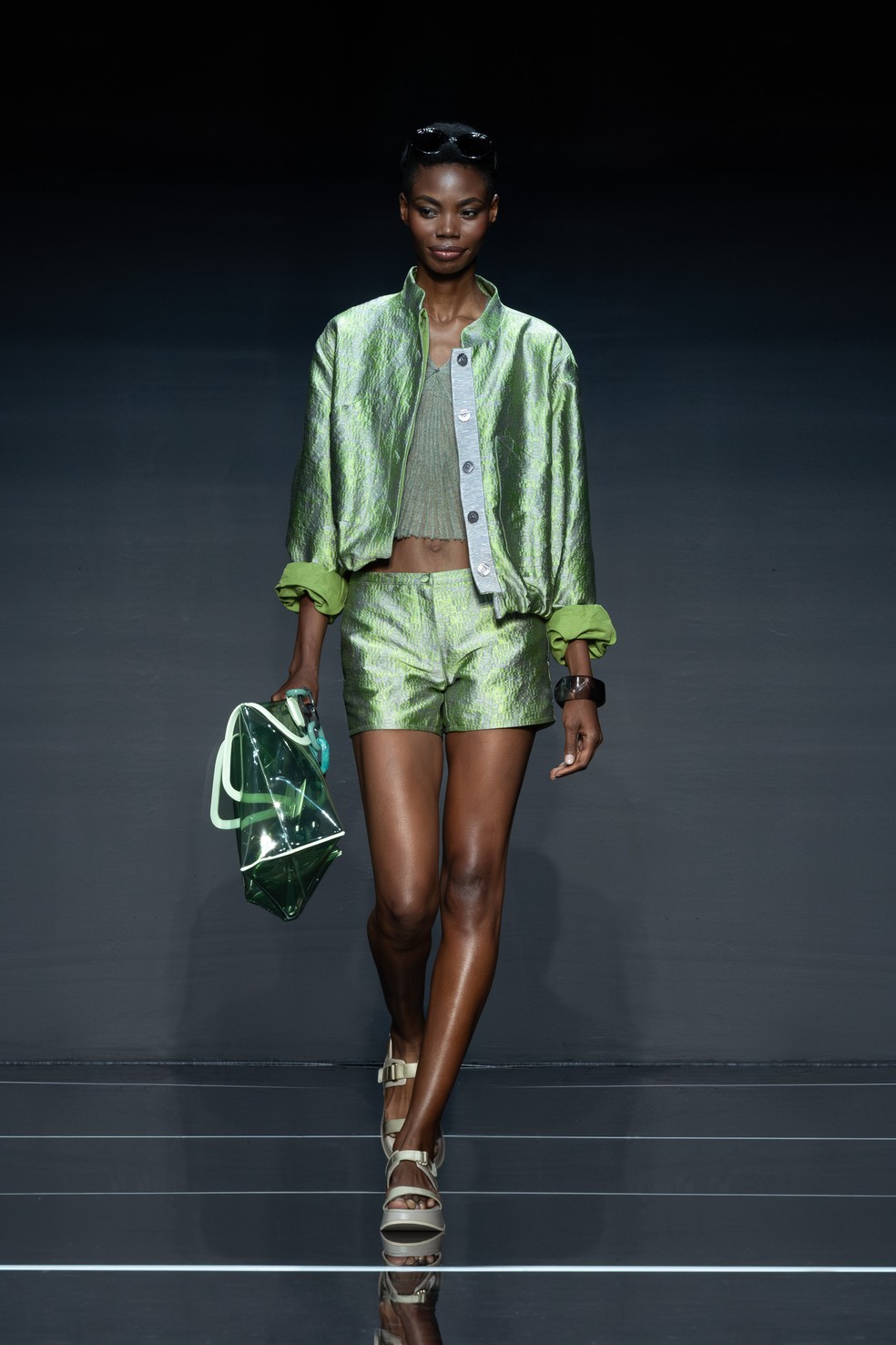 Emporio Armani primavera/verão 2024 — Foto: Divulgação