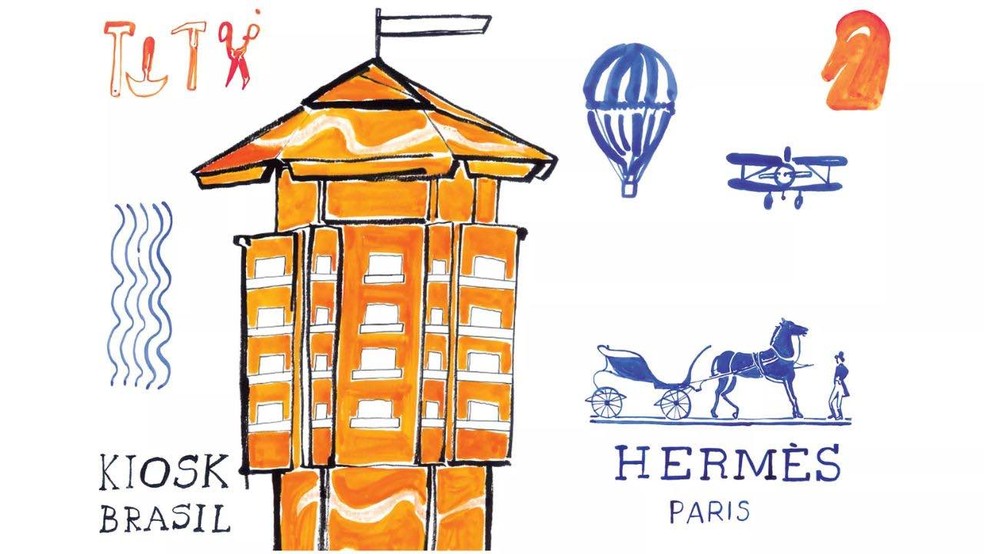 Hermès traz ao Brasil o Le Monde d'Hermès Kiosk