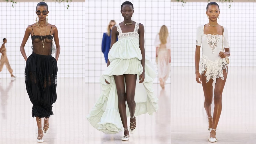 Desfile Chloé Semana de Moda de Paris verão 2025