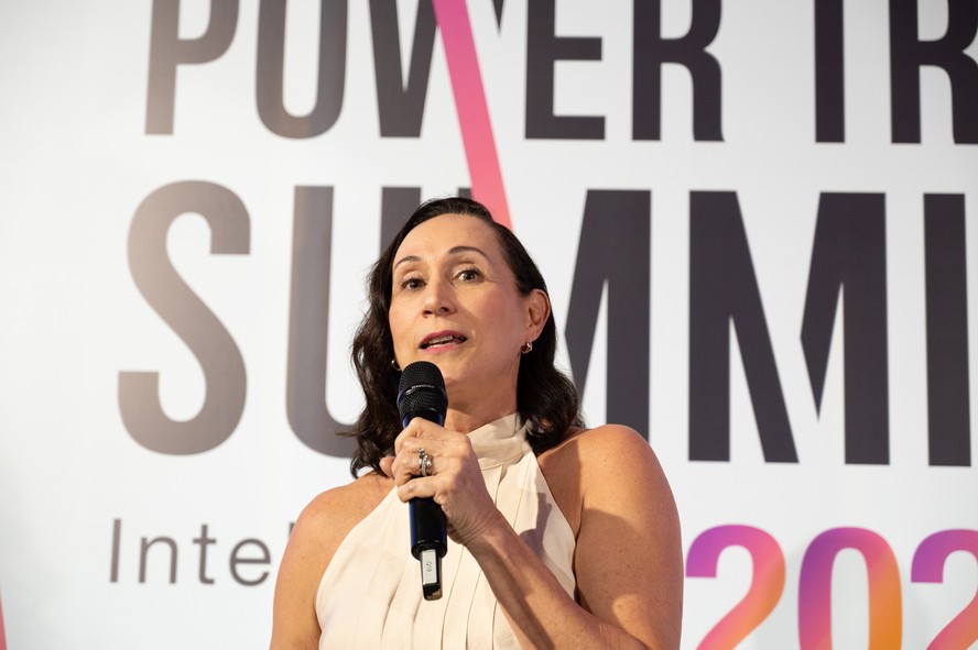 Patricia Pugas, executiva da Magalu, durante o Power Trip Summit, em Salvador