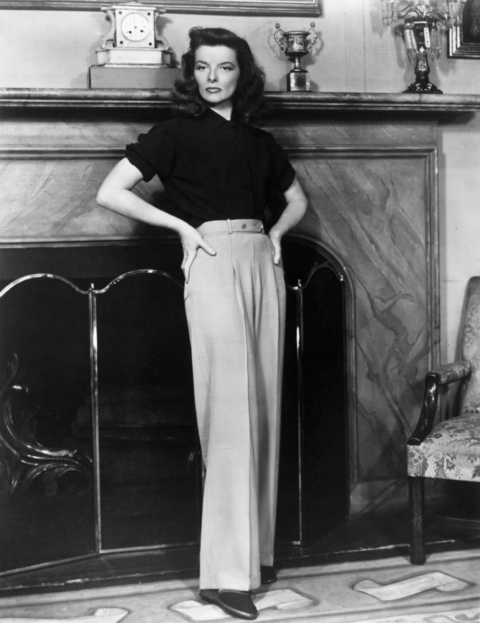 Katherine Hepburn em 1930 — Foto: Getty Images