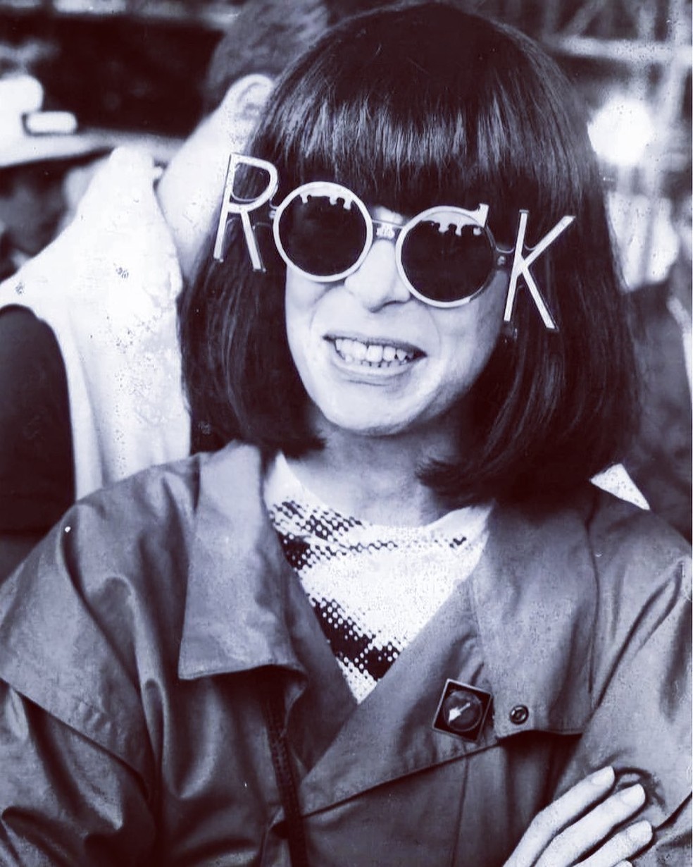 Rita Lee no Rock In Rio (1985)  — Foto: Manoel Pires/Folhapress