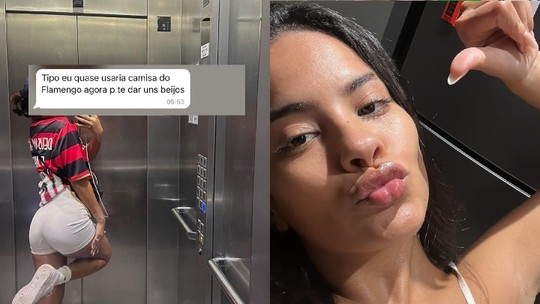 Bella Campos revela flerte misterioso que recebeu nas redes sociais: 'Quase usaria camisa do Flamengo para te dar uns beijos'