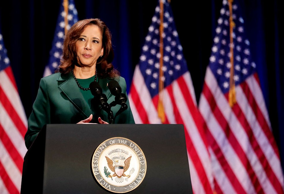 Vice-presidente Kamala Harris — Foto: Getty