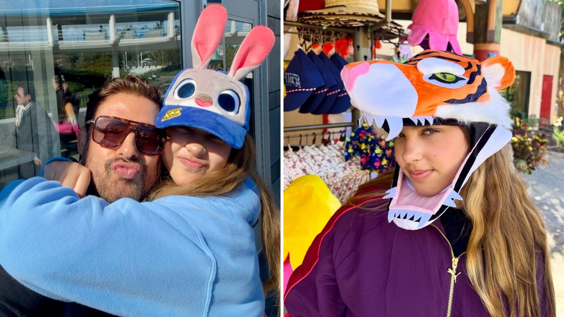 Sofia Massafera aparece com o pai, Cauã Reymond: 'Tá crescendo, mas ...