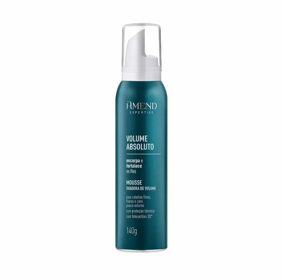 Mousse Doadora de Volume Volume Absoluto, Amend Expertise — Foto: Reprodução