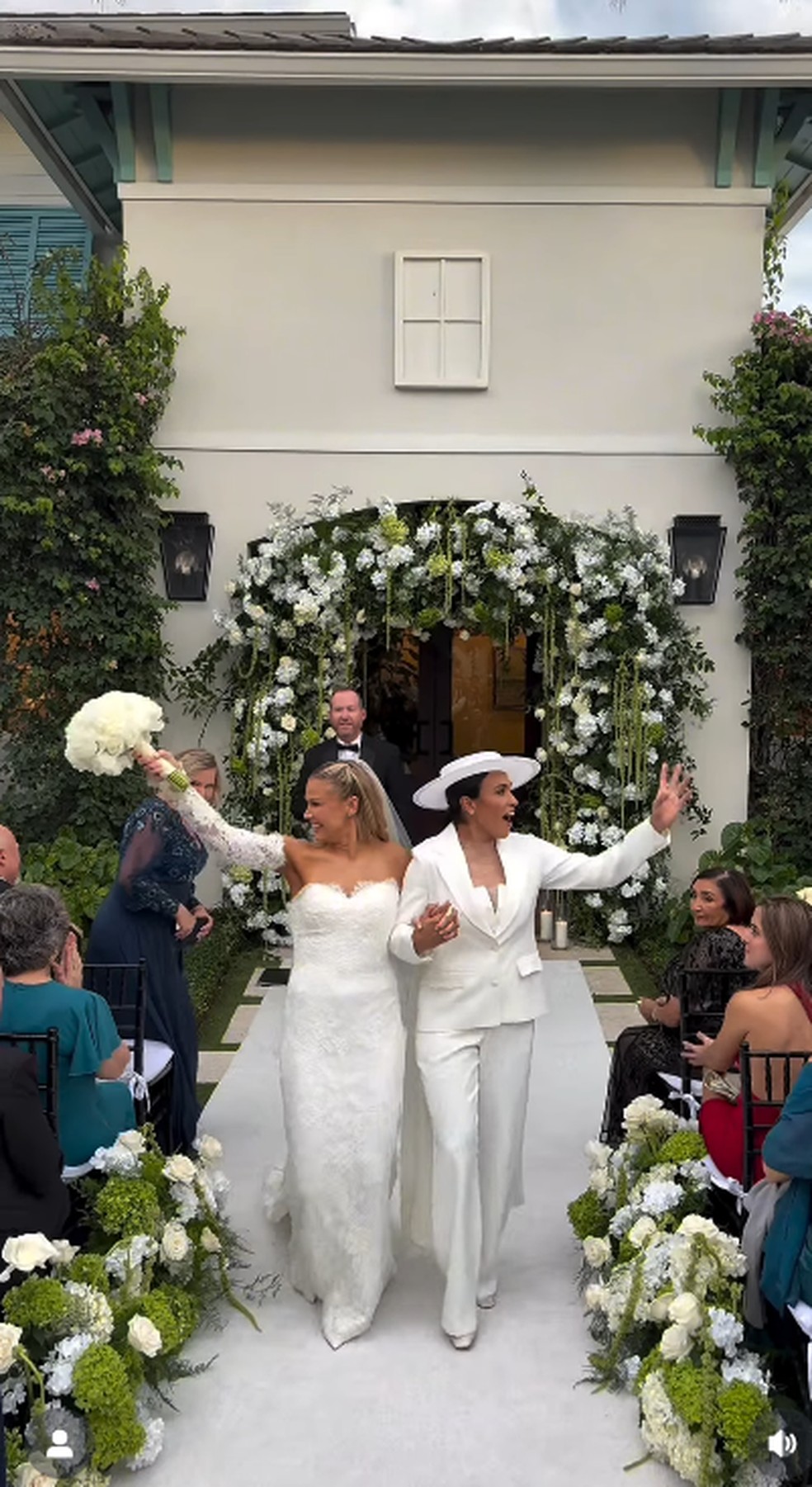 Marta se casou com Carrie Lawrence — Foto: Reprodução/ Instagram