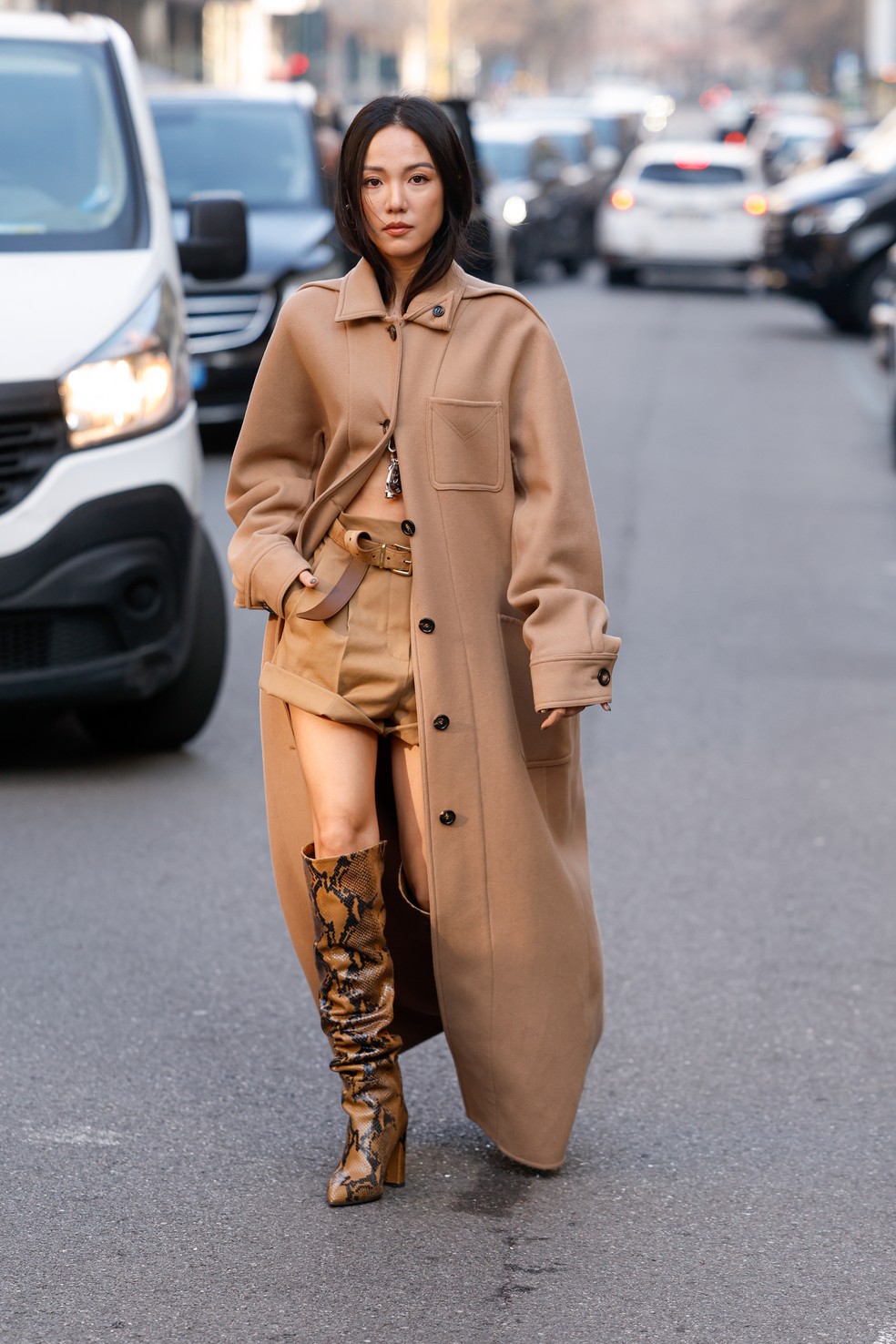 A cor tendência que tem dominado os looks elegantes da estação — Foto: Getty Images