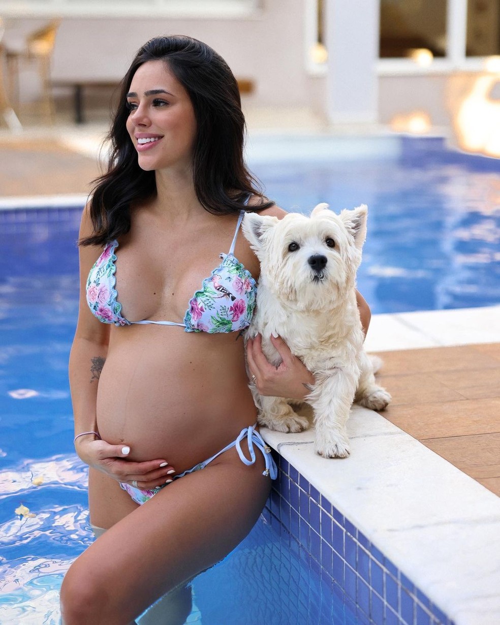 Bruna Biancardi está grávida de uma menina, que se chamará Mavie — Foto: Reprodução Instagram