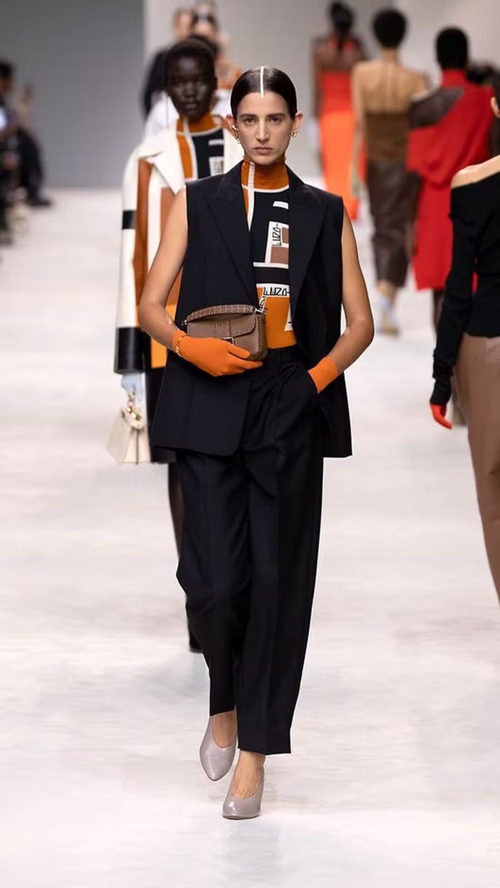 Semana de Moda de Milão: Fendi — Foto: Divulgação