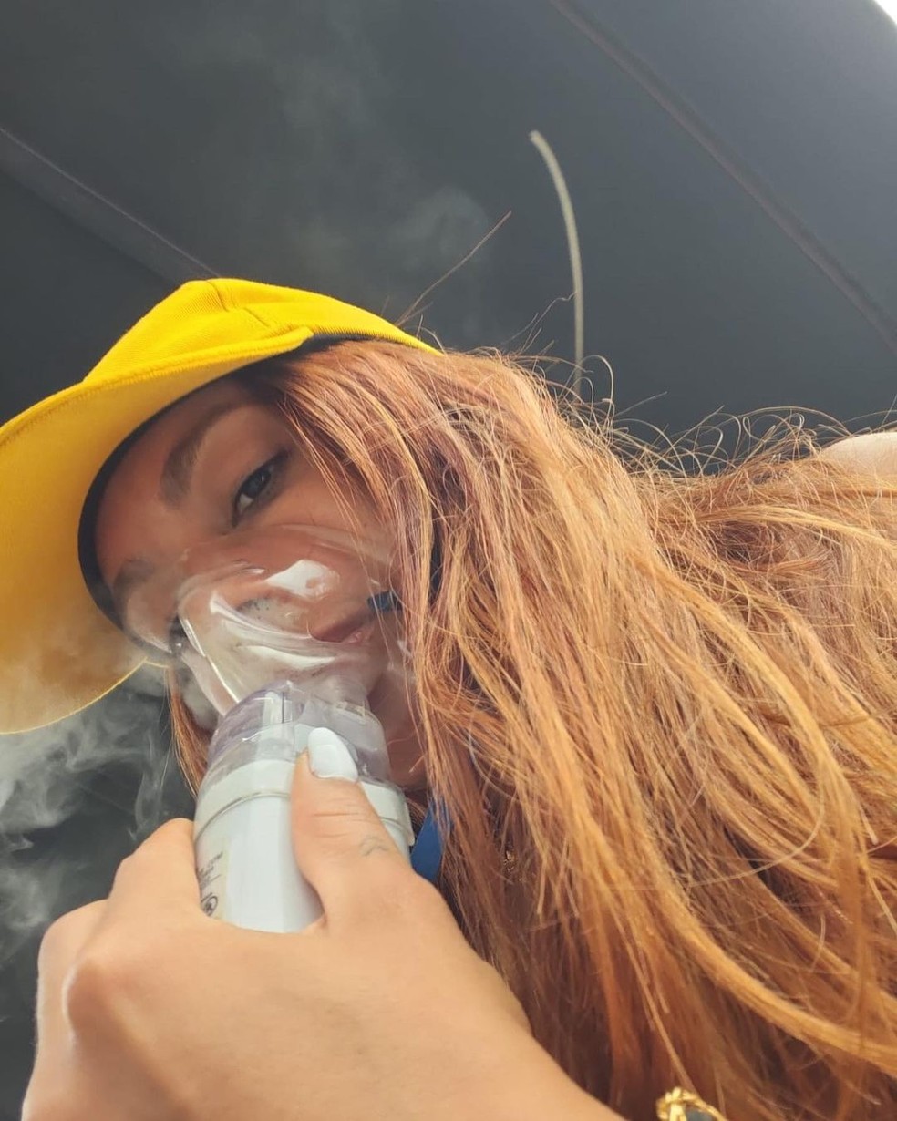 Anitta mostra cuidados de saúde durante férias na Europa — Foto: Reprodução