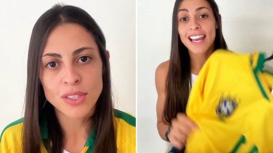 Filha de Romário mostra camisa histórica do pai: 'Vale mais do que qualquer coisa no meu guarda-roupa' Filha de Romário mostra camisa histórica do pai: 'Vale mais do que qualquer coisa no meu guarda-roupa'