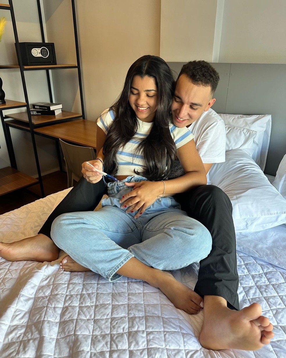 Ary Mirelle está grávida de João Gomes — Foto: Reprodução Instagram