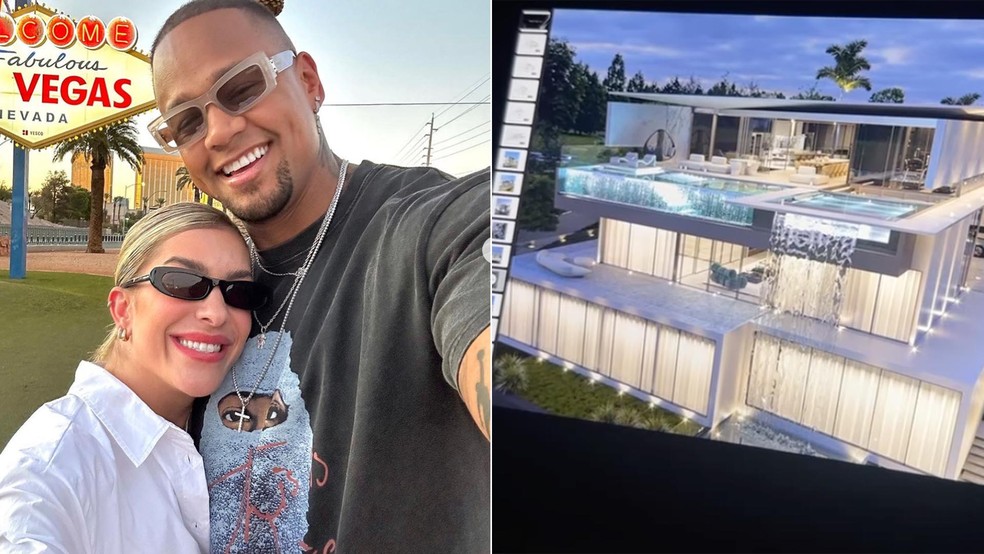 Lore Improta e Léo Santana estão reformando mansão — Foto: Reprodução/ Instagram