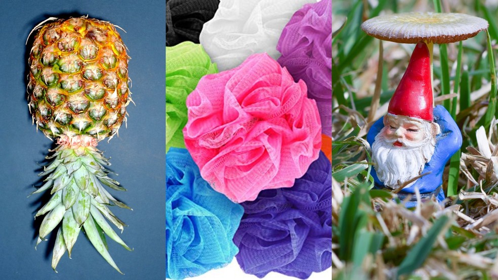 Abacaxi invertido, buchas de banho coloridas e até gnomos de jardim podem ser símbolos usados para identificar praticantes de swing — Foto: Reprodução/Pexels