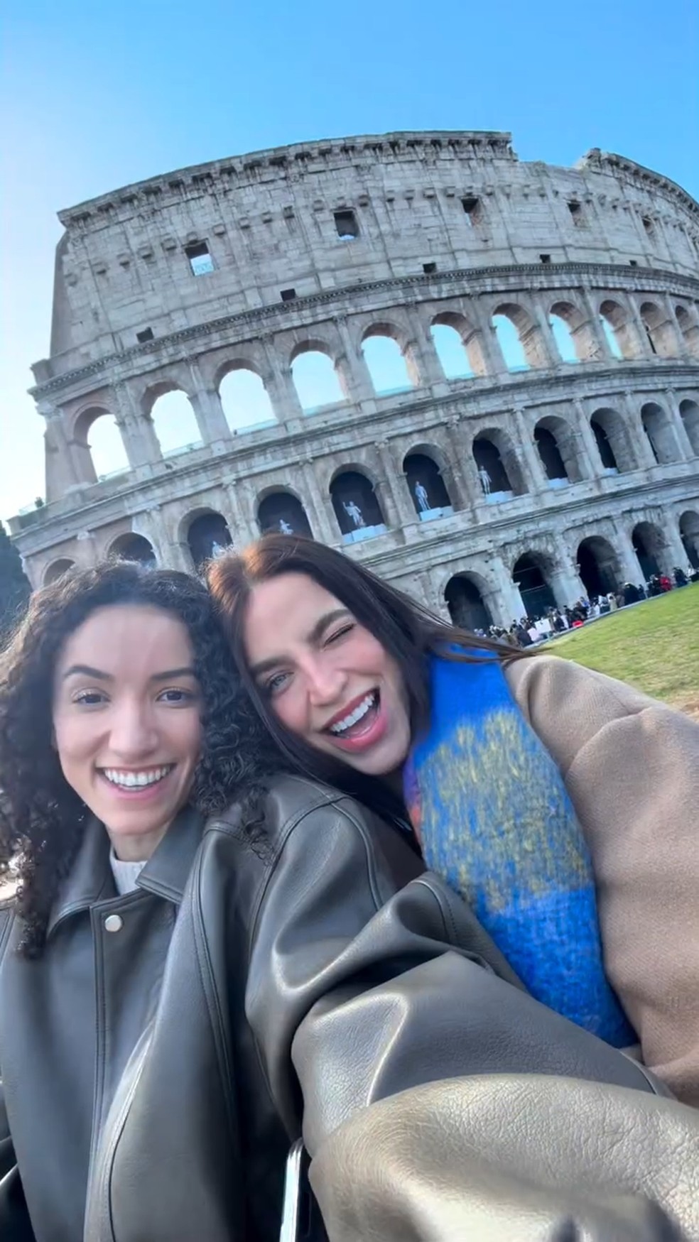 Craque do vôlei, Gabi Guimarães mostra férias com a namorada em Roma — Foto: Reprodução/ Instagram